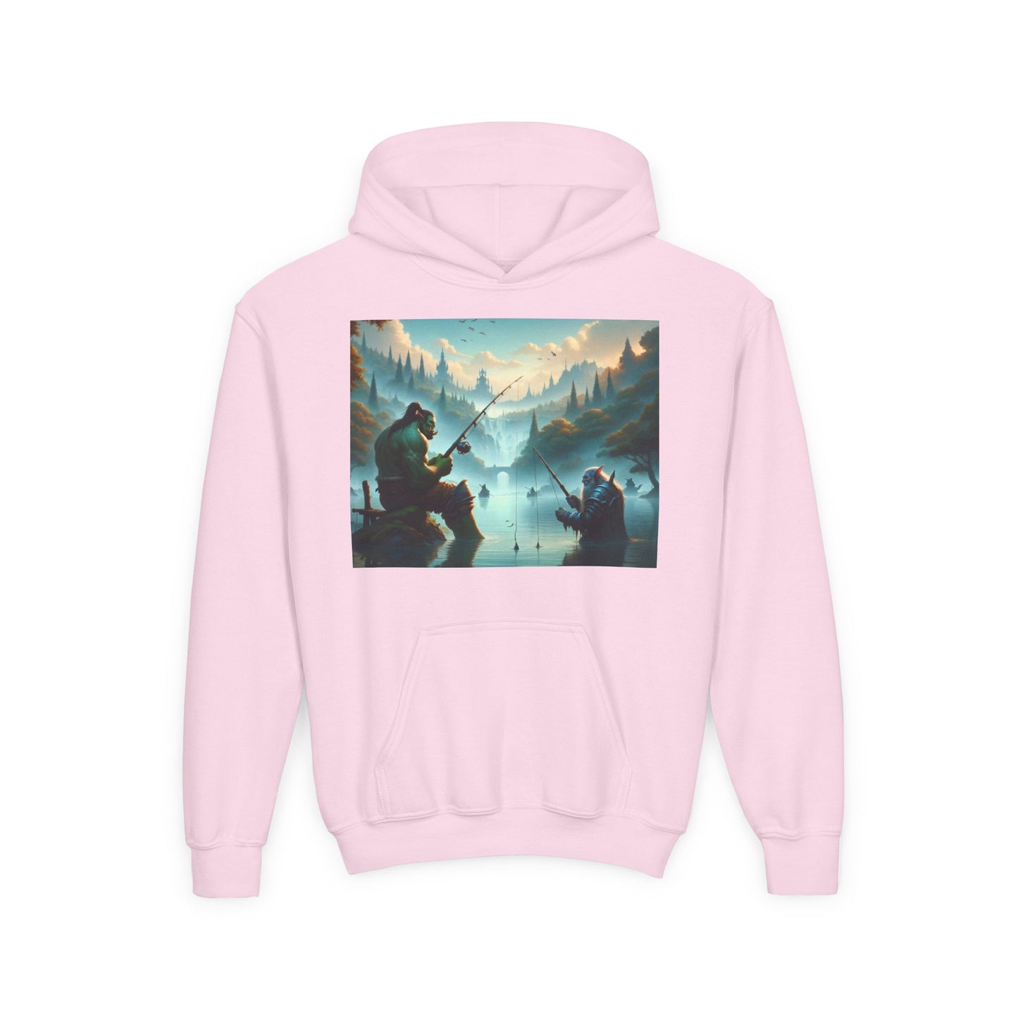 Sweat-shirt | Jeune | À capuche | Mélange épais | Fantaisie Interculturelle | Pêche