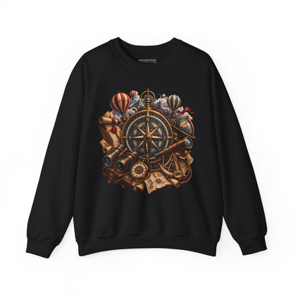Navigatin Nostalgia - Crewneck Sweatshirt