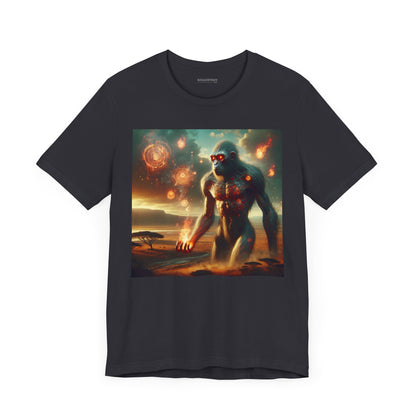 T-shirt | Unisex | Jersey T-shirt | Korte mouw | Oeroud Titan | Vuurmythologie | Kolossus