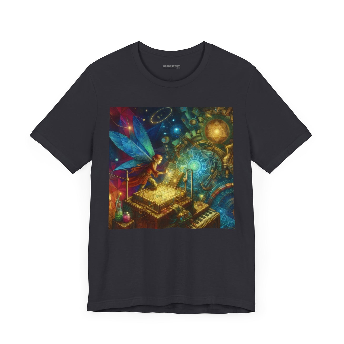 Tişört | Unisex | Jarse Tişört | Kısa Kollu | Elemental Fantezi | Silfler | Peri