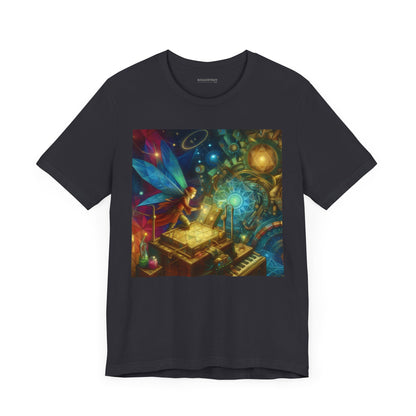 Tişört | Unisex | Jarse Tişört | Kısa Kollu | Elemental Fantezi | Silfler | Peri