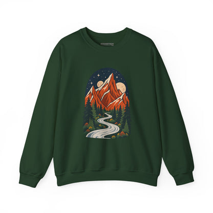 Mountain Maze - Crewneck Sweatshirt