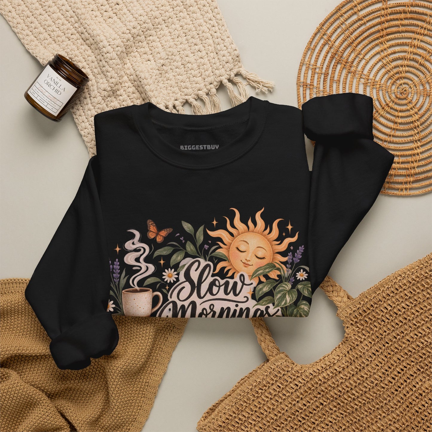 Sunrise Snuggles - Crewneck Sweatshirt