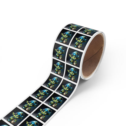 Roll Label Stiker | Kotak | Fantasi | Peri Hutan | Brownie