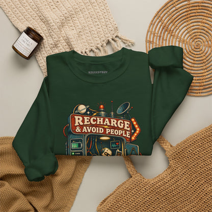 Social Recharge - Crewneck Sweatshirt
