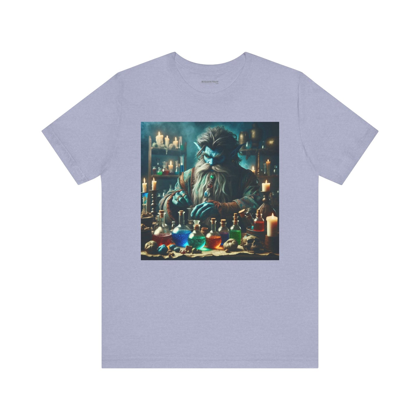 T-shirt | Unisex | Maglietta in jersey | Manica corta | Alchimia Mistica | Djinn Blu