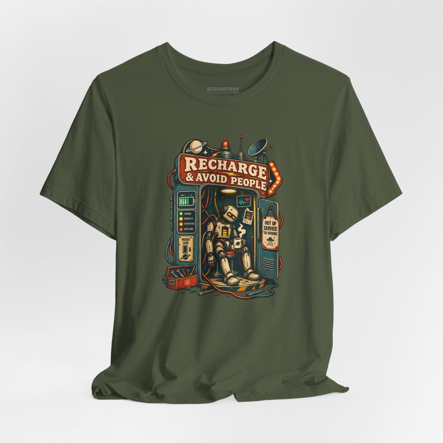 Social Recharge - Classic Jersey Tee