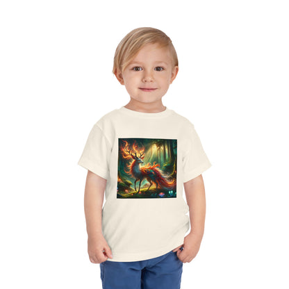 T-Shirt | Toddler Tee | Short Sleeve | Mystical Kirin | Forest Spirit Deer