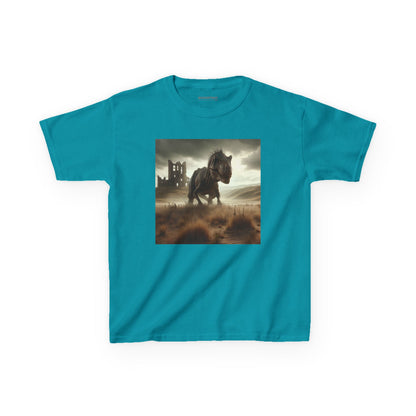 Camiseta | Camiseta Infantil | Algodão Pesado | Ficção Dinossáurica | T-Rex Ancestral