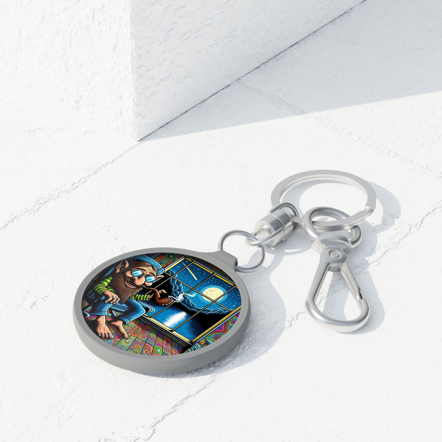 Round Keychain