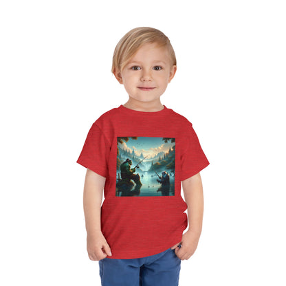 T-shirt | Peuter T-shirt | Korte mouw | Heldensage | Interraciale Vriendschap