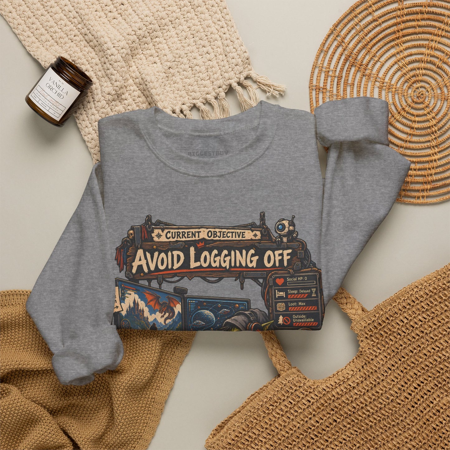 Logoff Dodge - Crewneck Sweatshirt