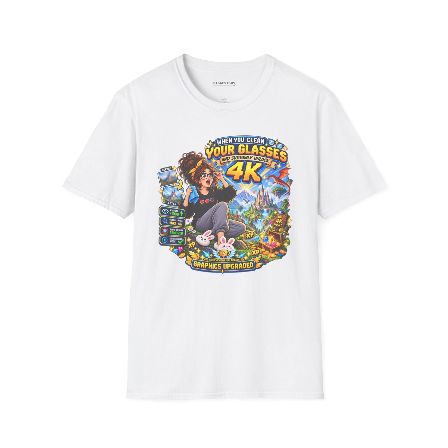 Glasses Galaxy - Softstyle T-Shirt
