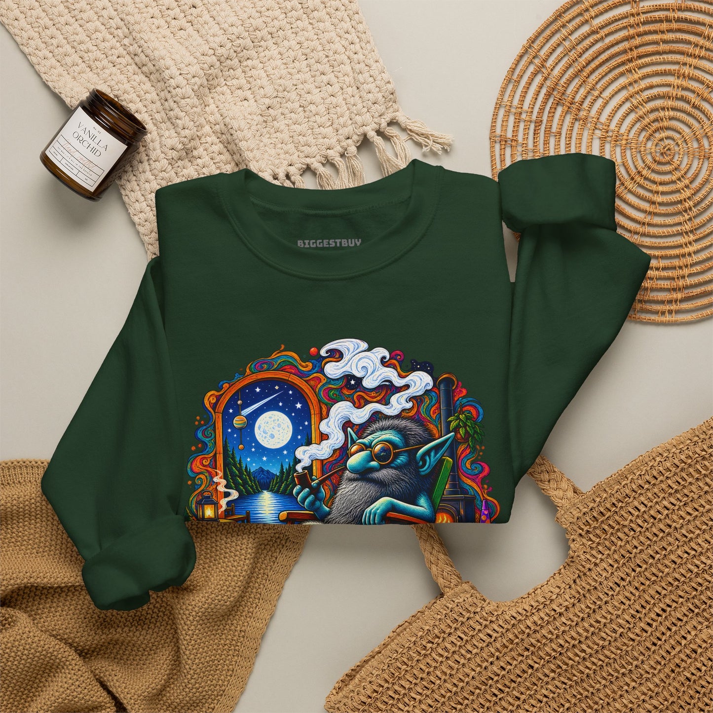 Slow Vibes - Crewneck Sweatshirt