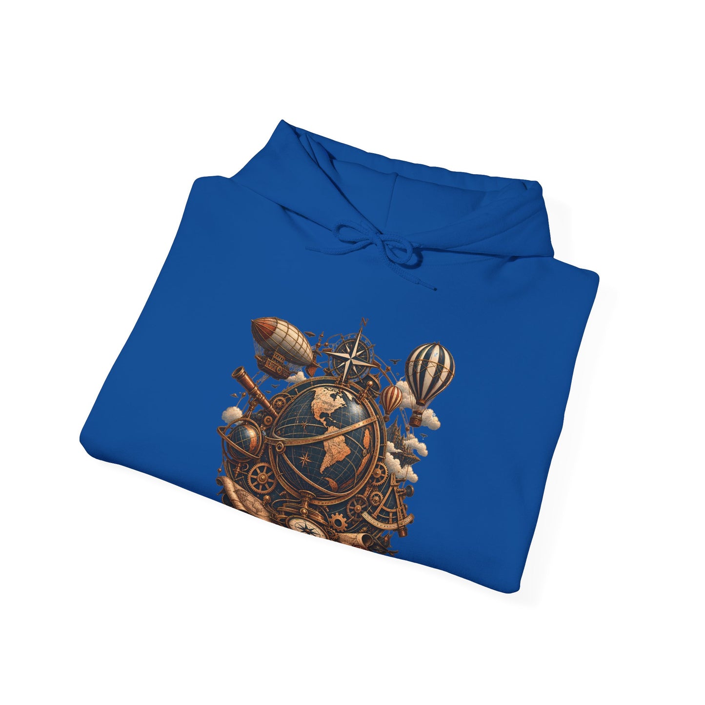Steampunk Globe - Pullover Hoodie