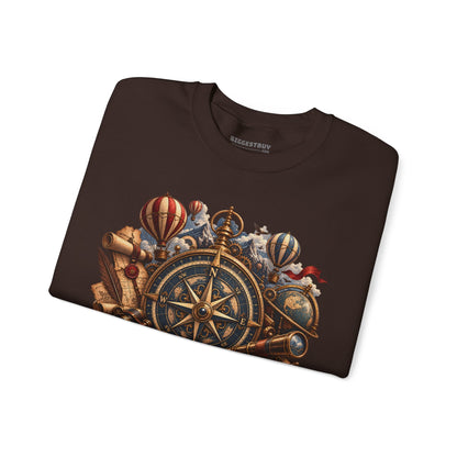 Navigatin Nostalgia - Crewneck Sweatshirt