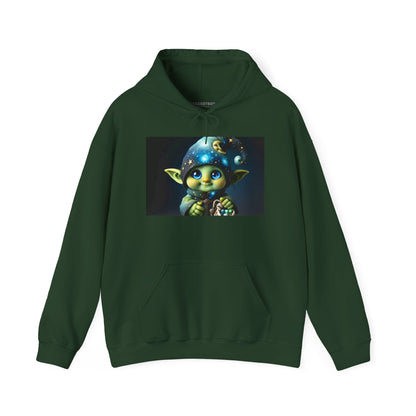 Hettegenser | Unisex | Hettegenser | Kraftig blanding | Fantasi | Skogsalv | Trollmann