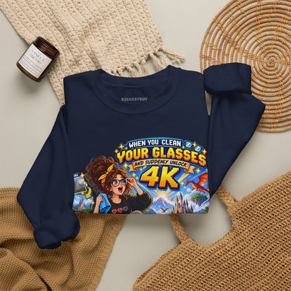 Glasses Galaxy - Crewneck Sweatshirt