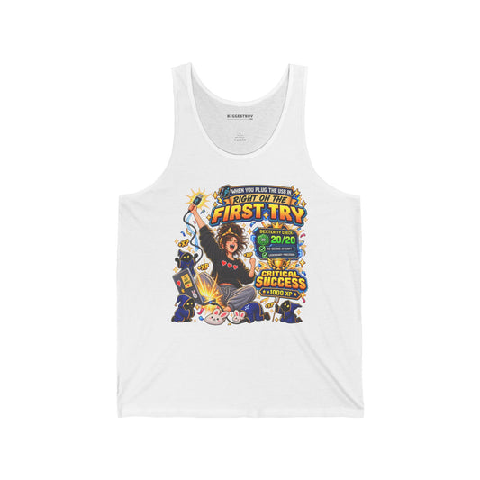 First Try - Jersey Tank Top