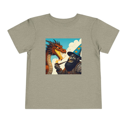 T-Shirt | Toddler Tee | Short Sleeve | High Fantasy | Dragon Duel | Goblin