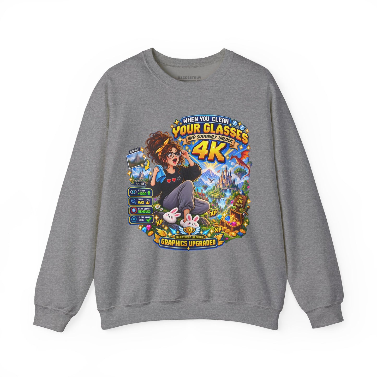 Glasses Galaxy - Crewneck Sweatshirt