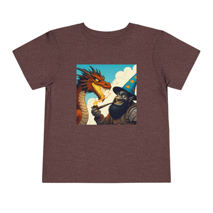 T-Shirt | Toddler Tee | Short Sleeve | High Fantasy | Dragon Duel | Goblin