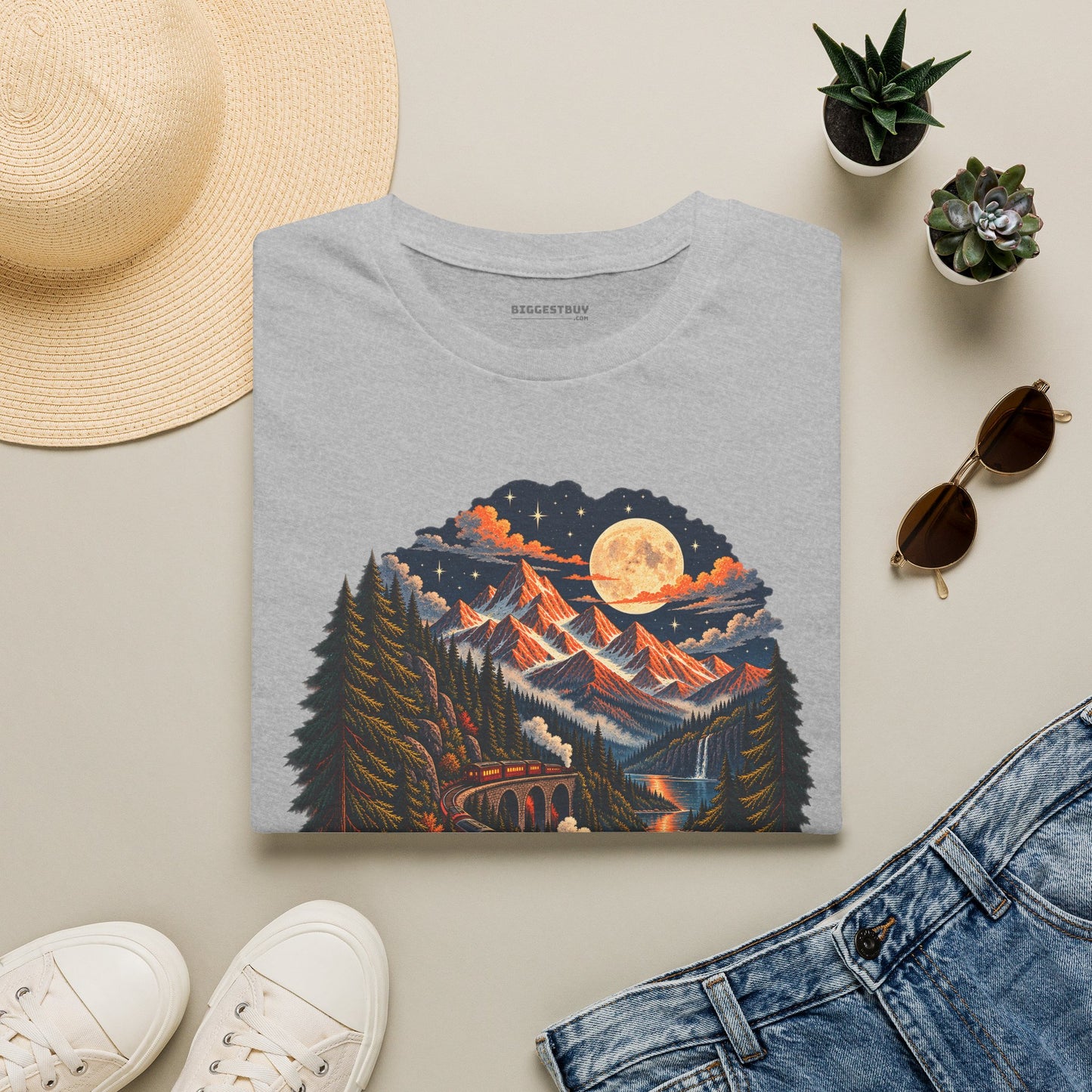 Midnight Rails - Softstyle T-Shirt