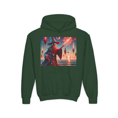 Sweatshirt | Jugend | Kapuzenpullover | Schwere Mischung | Lovecraftian Horror | Illithiden | Zauberer