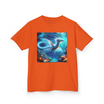 T-Shirt | Koszulka dziecięca | Ciężka bawełna | Mitologia morska | Ryujin | Smok wodny