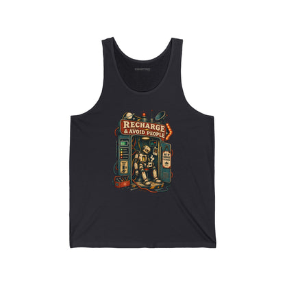 Social Recharge - Jersey Tank Top