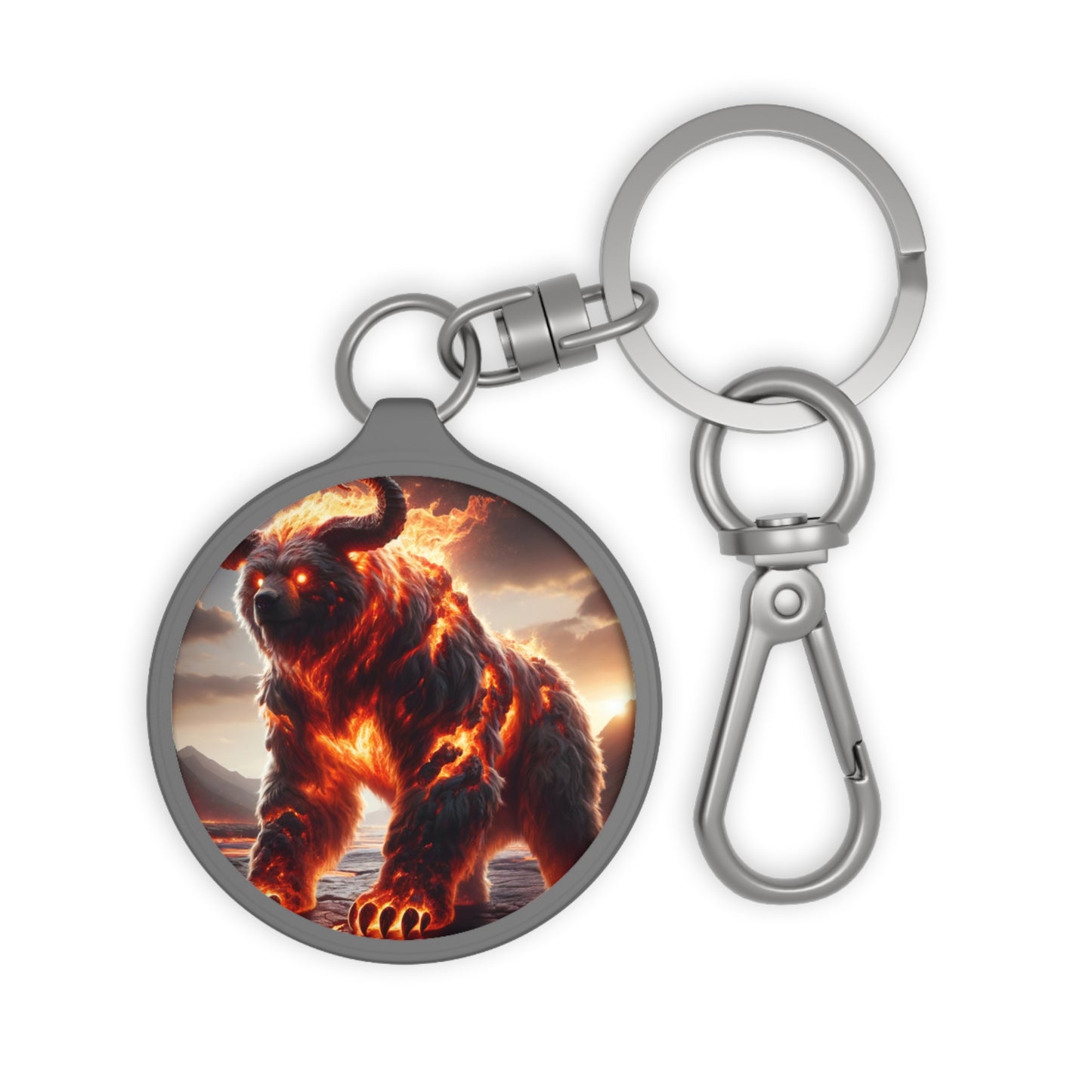 Round Keychain