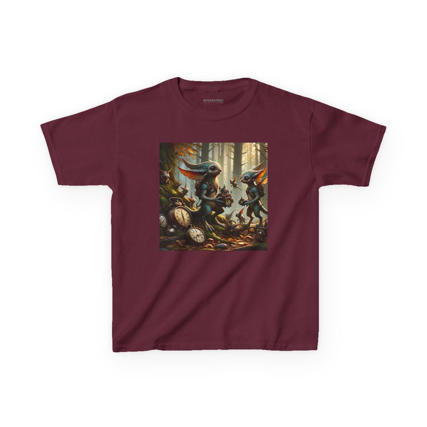 T-Shirt | Koszulka dziecięca | Ciężka bawełna | Steampunk Fantasy | Leśne Pooka