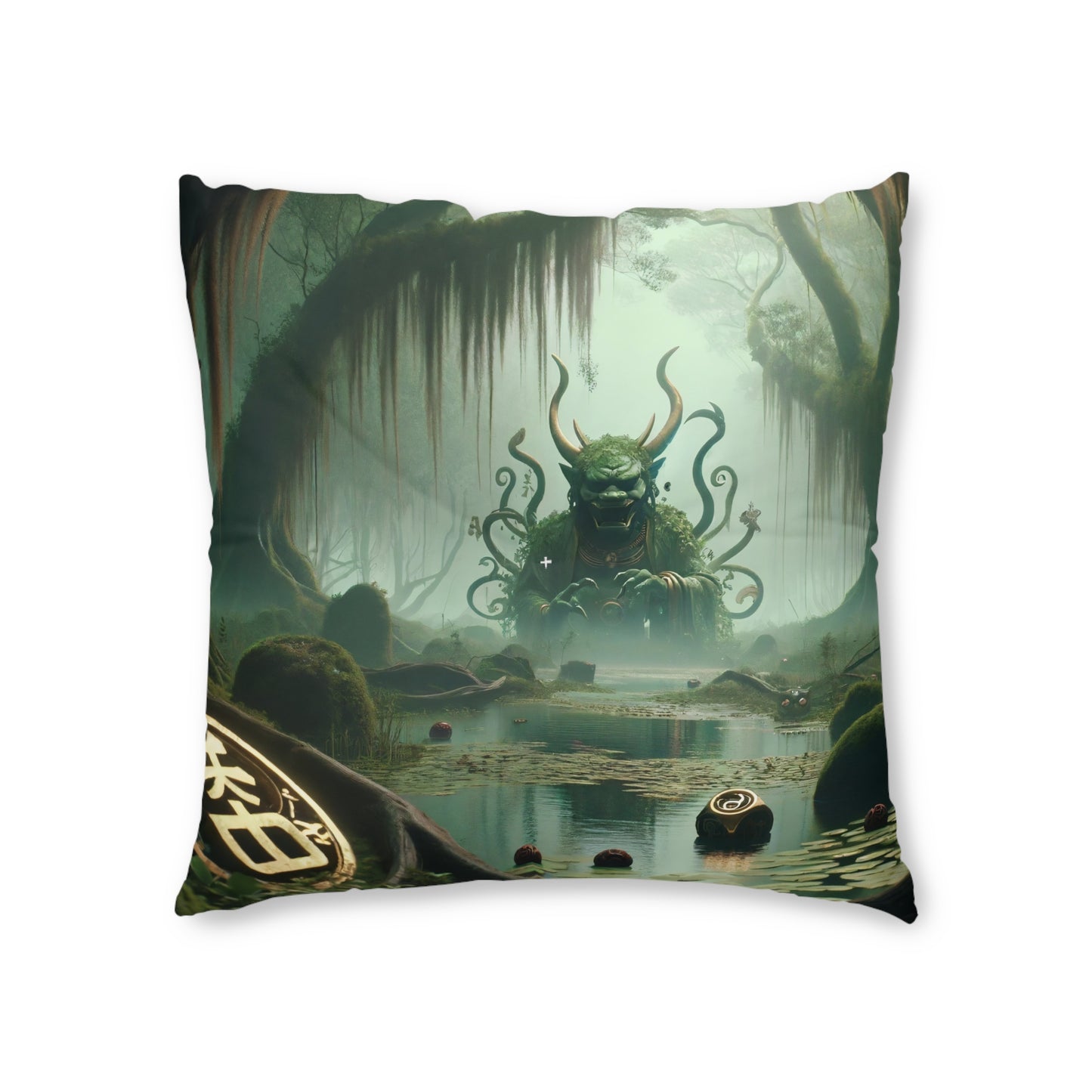 Pillow | Floor Pillow | Tufted | Square | Cosmic Horror | Eldritch | Cthulhu