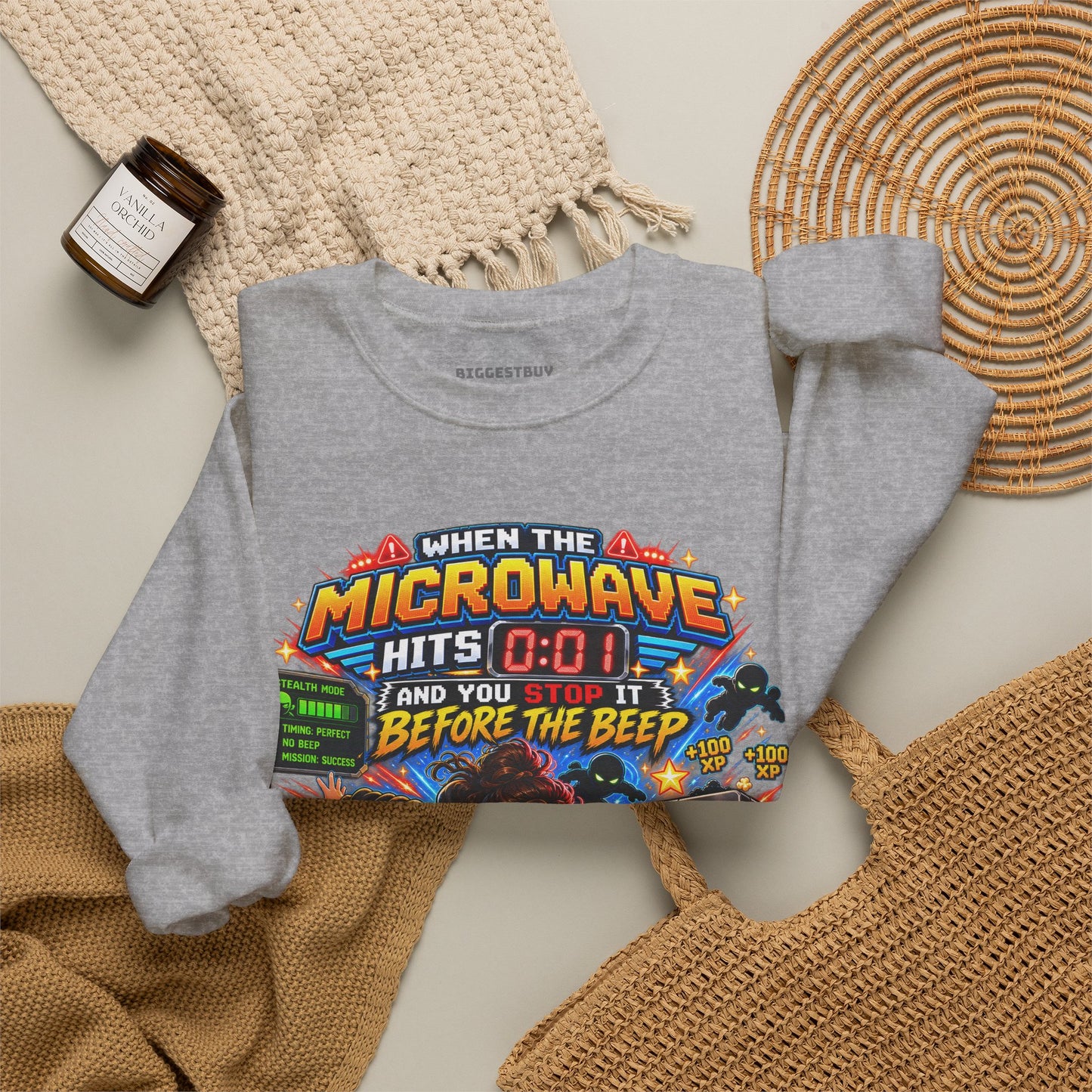 Beep Beatdown - Crewneck Sweatshirt