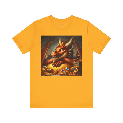 T-Shirt | Unisex | Koszulka dżersejowa | Krótki rękaw | Nordycka Mitologia | Fafnir | Smok