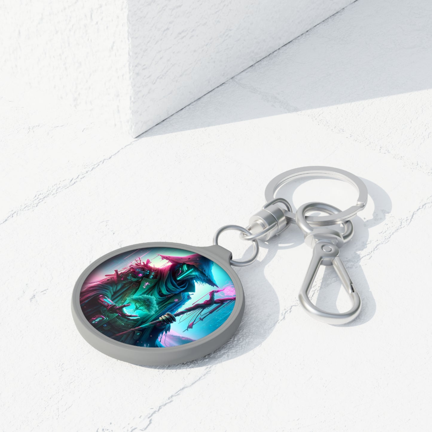 Round Keychain