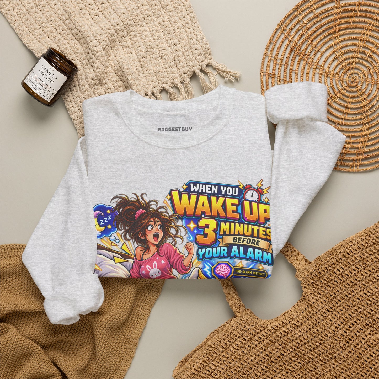 Alarm Nightmare - Crewneck Sweatshirt