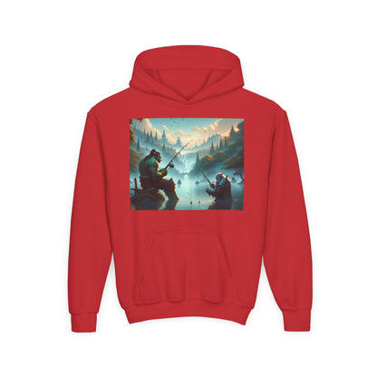 Sweat-shirt | Jeune | À capuche | Mélange épais | Fantaisie Interculturelle | Pêche