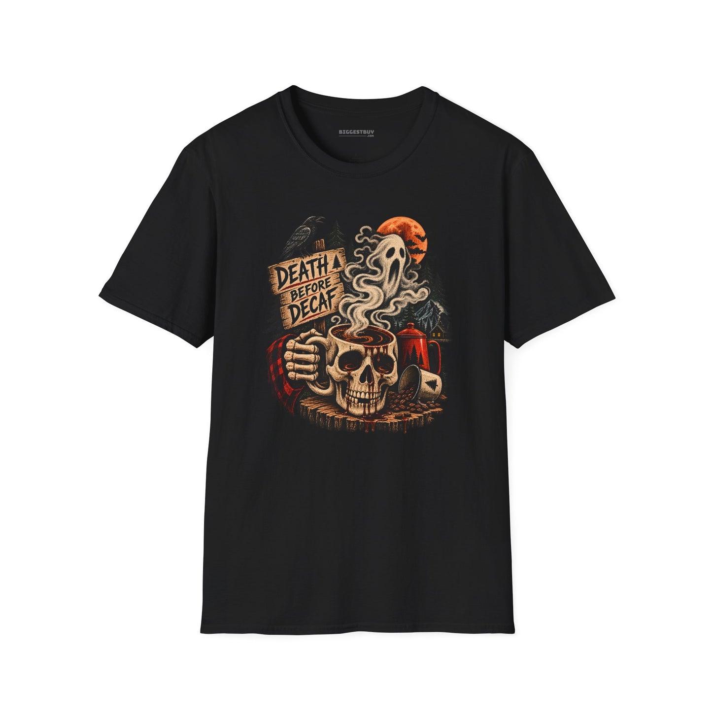 Death Decaf - Softstyle T-Shirt