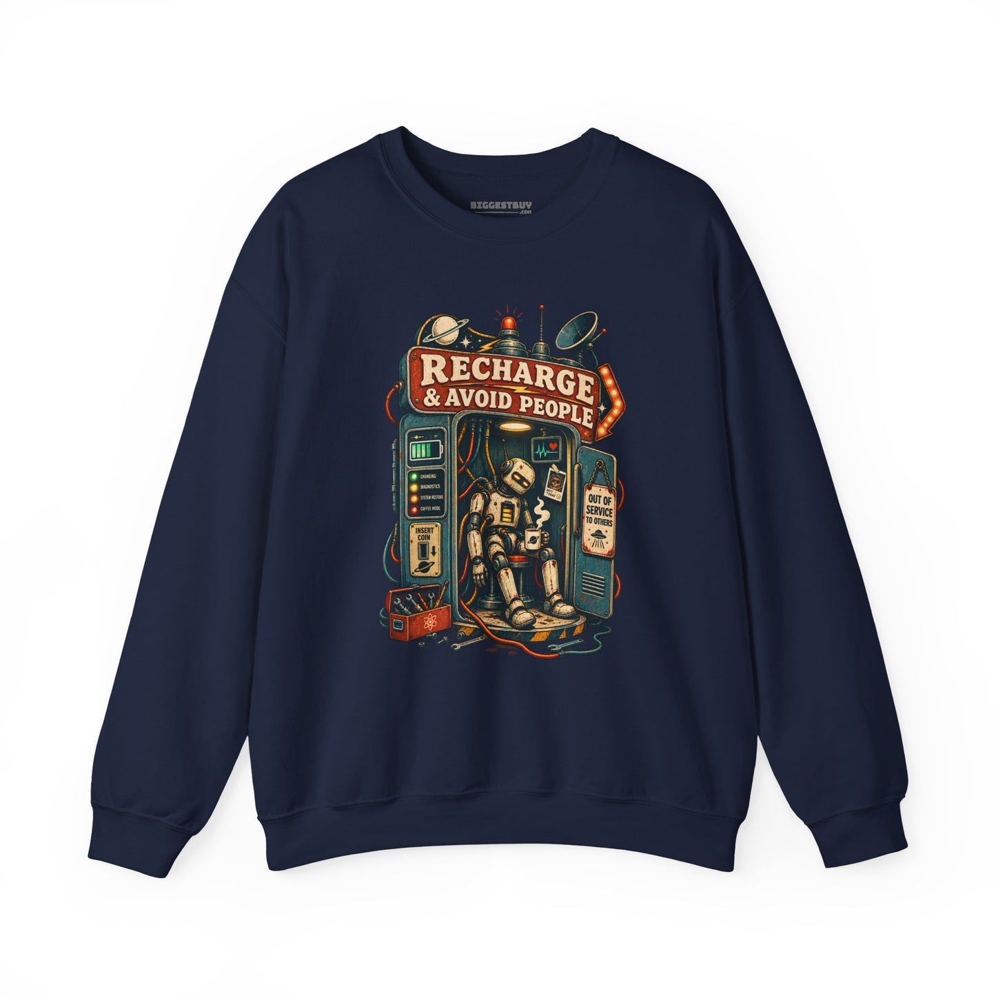 Social Recharge - Crewneck Sweatshirt