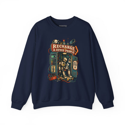 Social Recharge - Crewneck Sweatshirt