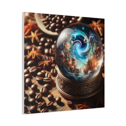 Canvas | Matte | Cosmic Fantasy | Mystical Globe