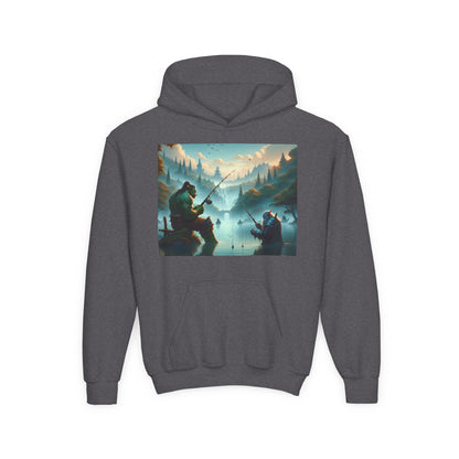 Sweat-shirt | Jeune | À capuche | Mélange épais | Fantaisie Interculturelle | Pêche