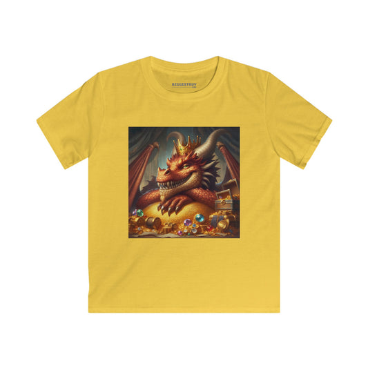 T-Shirt | Koszulka dziecięca | Miękki styl | Nordycka Mitologia | Fafnir | Smok