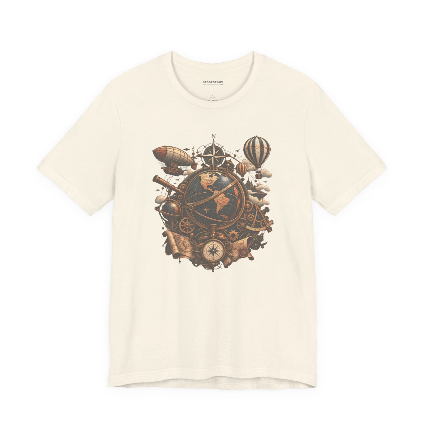 Steampunk Globe - Classic Jersey Tee