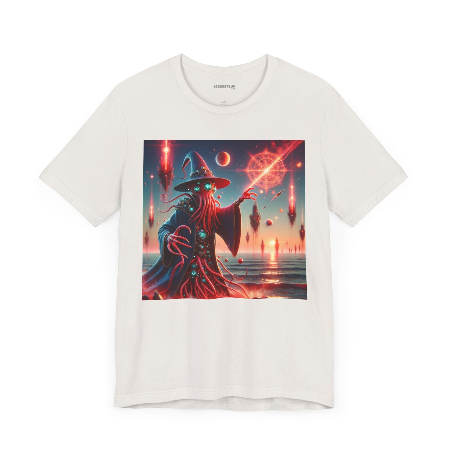 T-skjorte | Unisex | Jersey-T-skjorte | Kort erme | Kosmisk Skrekk | Illithid Trollmann