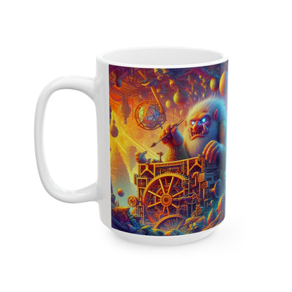 Taza | Cerámica | Blanca | Mitología Nórdica | Gigante Artificiero