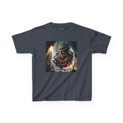 Camiseta | Camiseta Infantil | Algodão Pesado | Mitologia Marinha | Deus do Mar