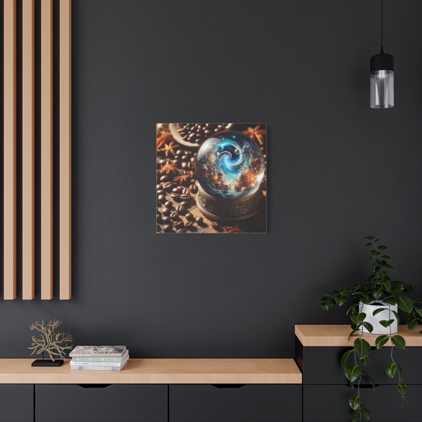 Canvas | Matte | Cosmic Fantasy | Mystical Globe