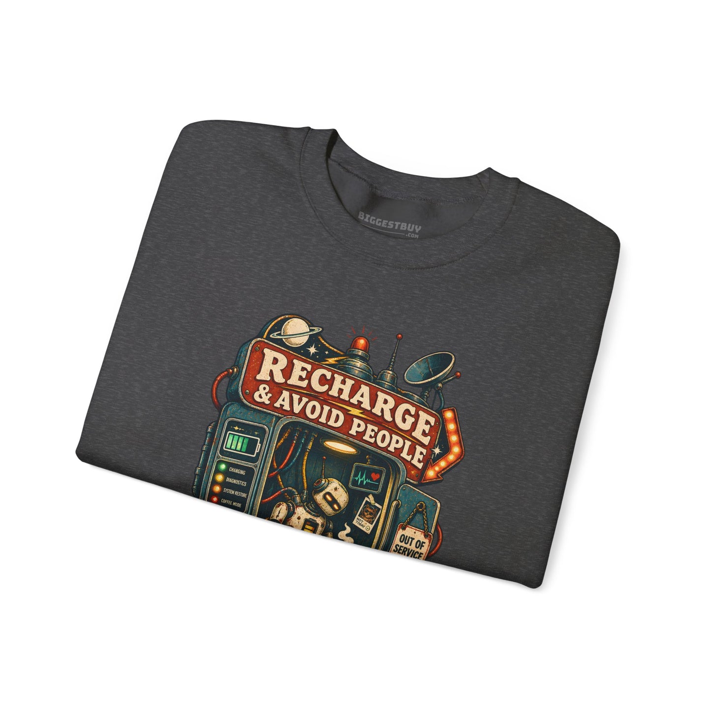 Social Recharge - Crewneck Sweatshirt